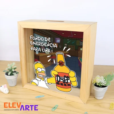 Alcancía personalizada Los Simpsons Homero